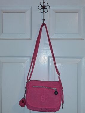 Hot Pink Kipling Crossbody Bag